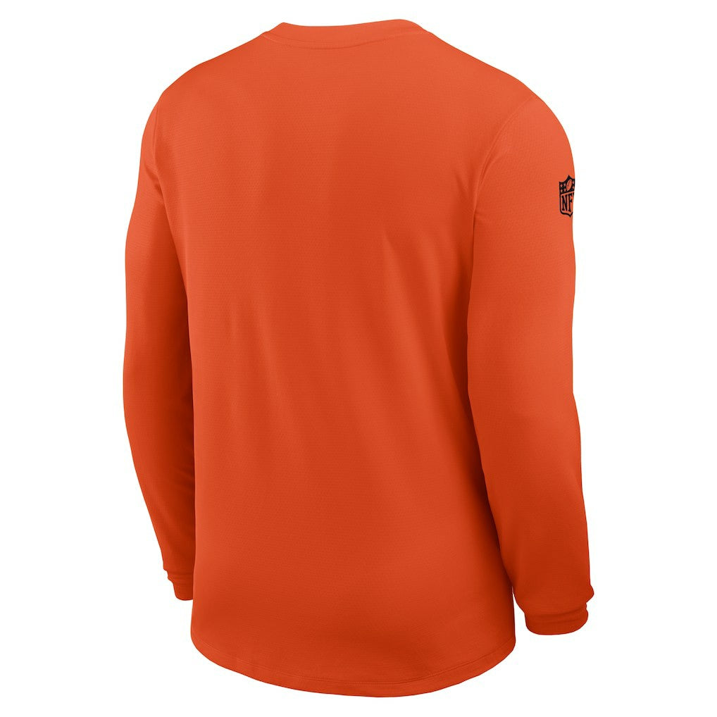 Cincinnati Bengals Nike Sideline Coach UV Dri-FIT Long Sleeve Shirt