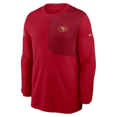 San Francisco 49ers Nike Sideline Coach UV Dri-FIT Long Sleeve Shirt