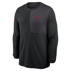 San Francisco 49ers Nike Sideline Coach UV Dri-FIT Long Sleeve Shirt