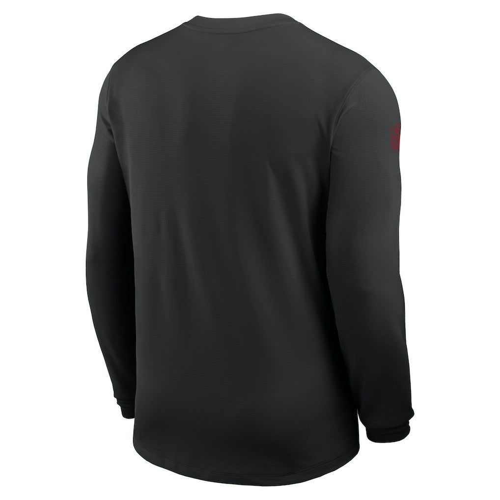 San Francisco 49ers Nike Sideline Coach UV Dri-FIT Long Sleeve Shirt
