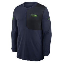 Seattle Seahawks Nike Sideline Coach UV Dri-FIT Long Sleeve Shirt