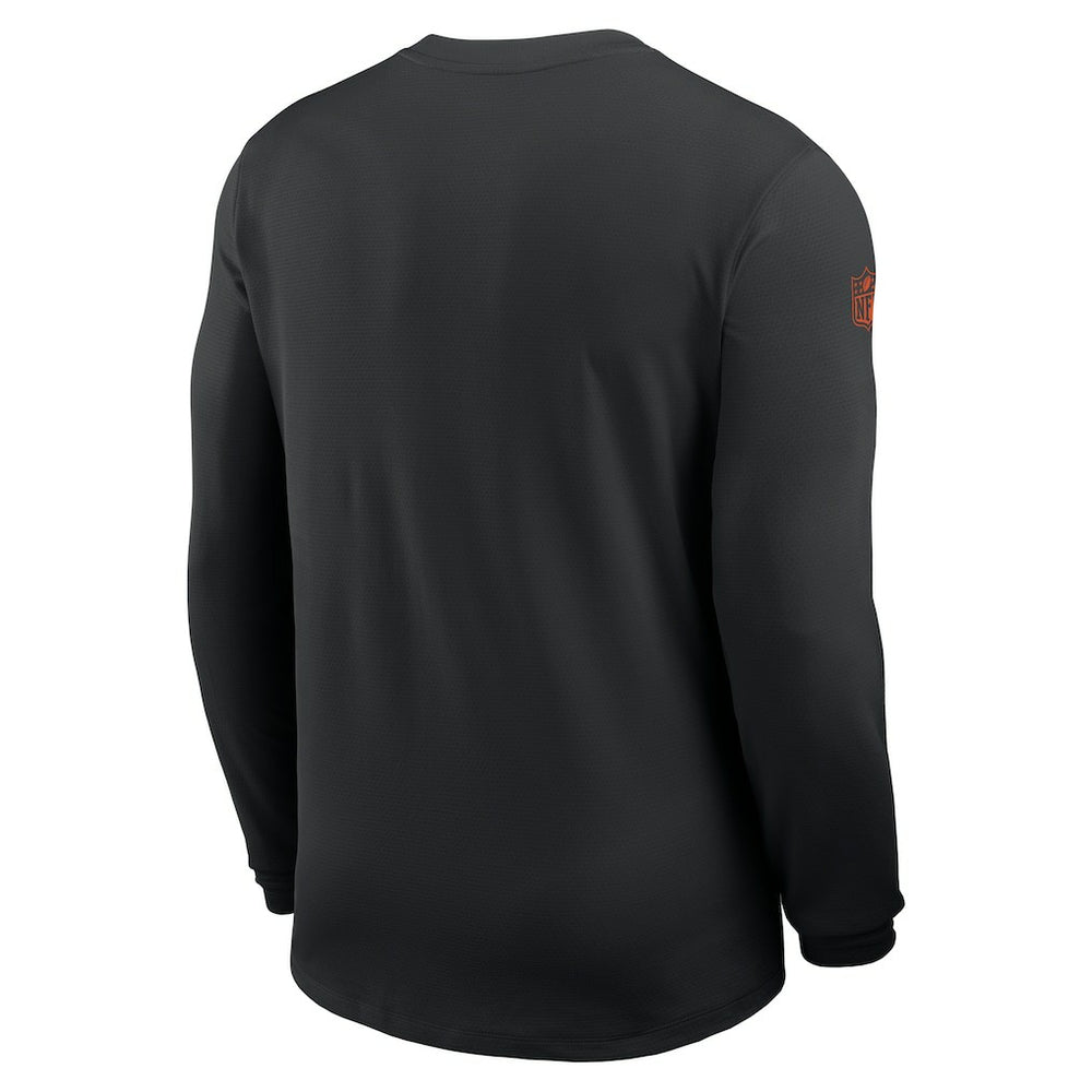 Cincinnati Bengals Nike Sideline Coach UV Dri-FIT Long Sleeve Shirt