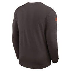Cleveland Browns Nike Sideline Coach UV Dri-FIT Long Sleeve Shirt