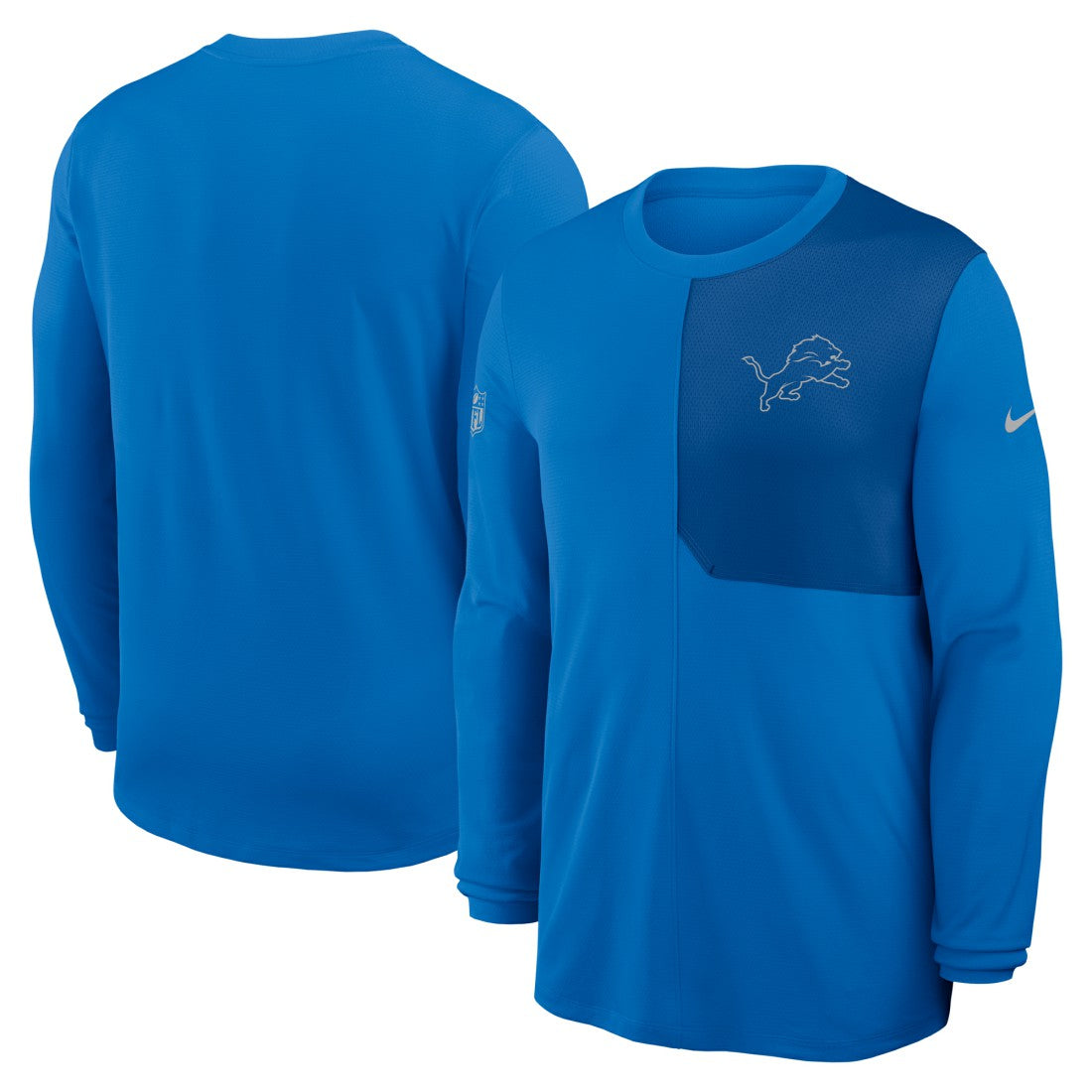Detroit Lions Nike Sideline Coach UV Dri-FIT Long Sleeve Shirt