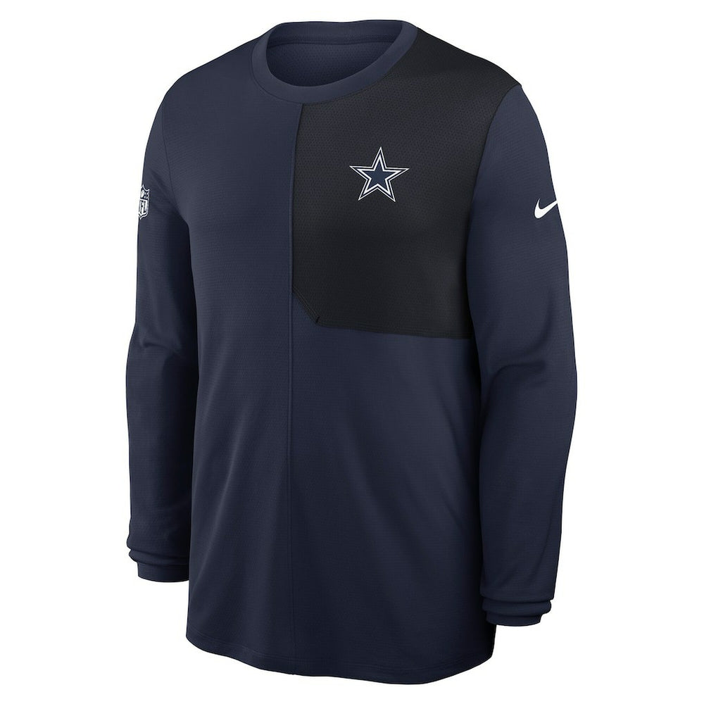 Dallas Cowboys Nike Sideline Coach UV Dri-FIT Long Sleeve Shirt