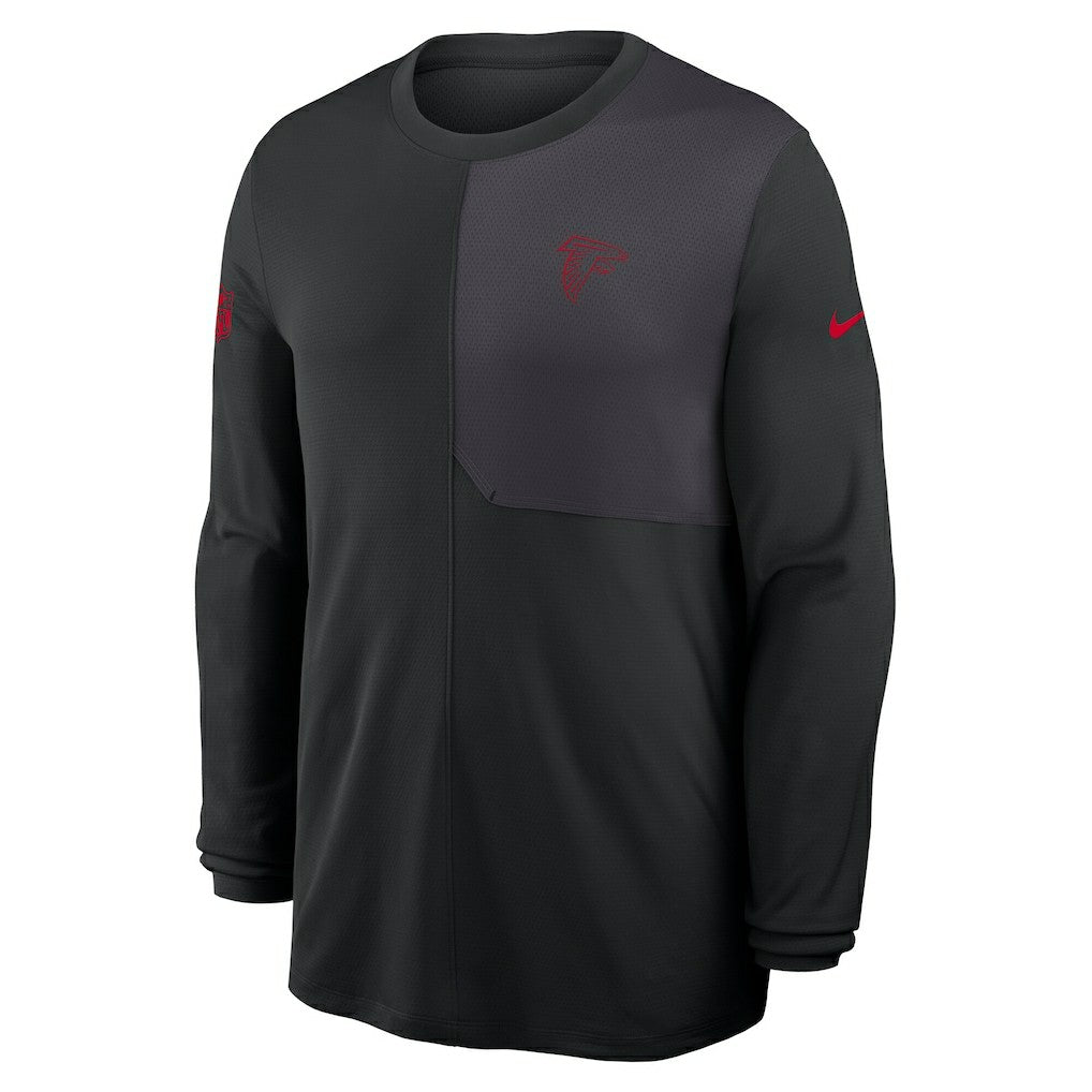 Atlanta Falcons Nike Sideline Coach UV Dri-FIT Long Sleeve Shirt