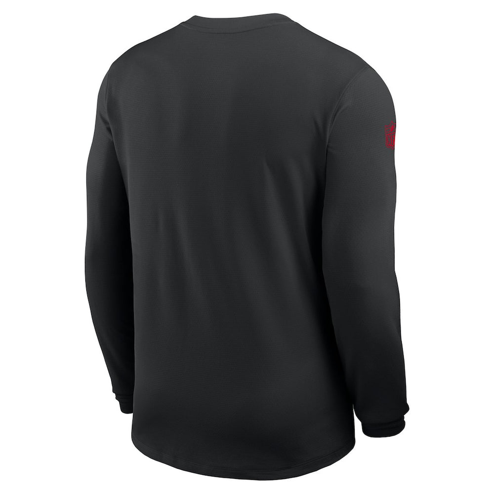 Atlanta Falcons Nike Sideline Coach UV Dri-FIT Long Sleeve Shirt