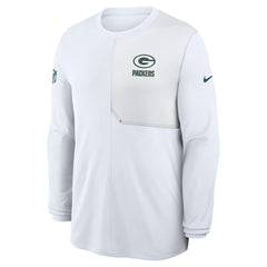 Green Bay Packers Nike Sideline Coach UV Dri-FIT Long Sleeve Shirt