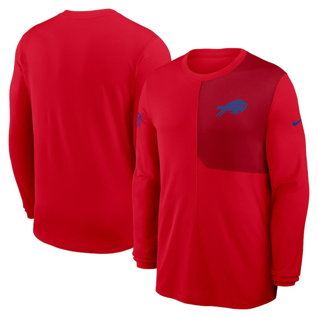 Buffalo Bills Nike Sideline Coach UV Dri-FIT Long Sleeve Shirt
