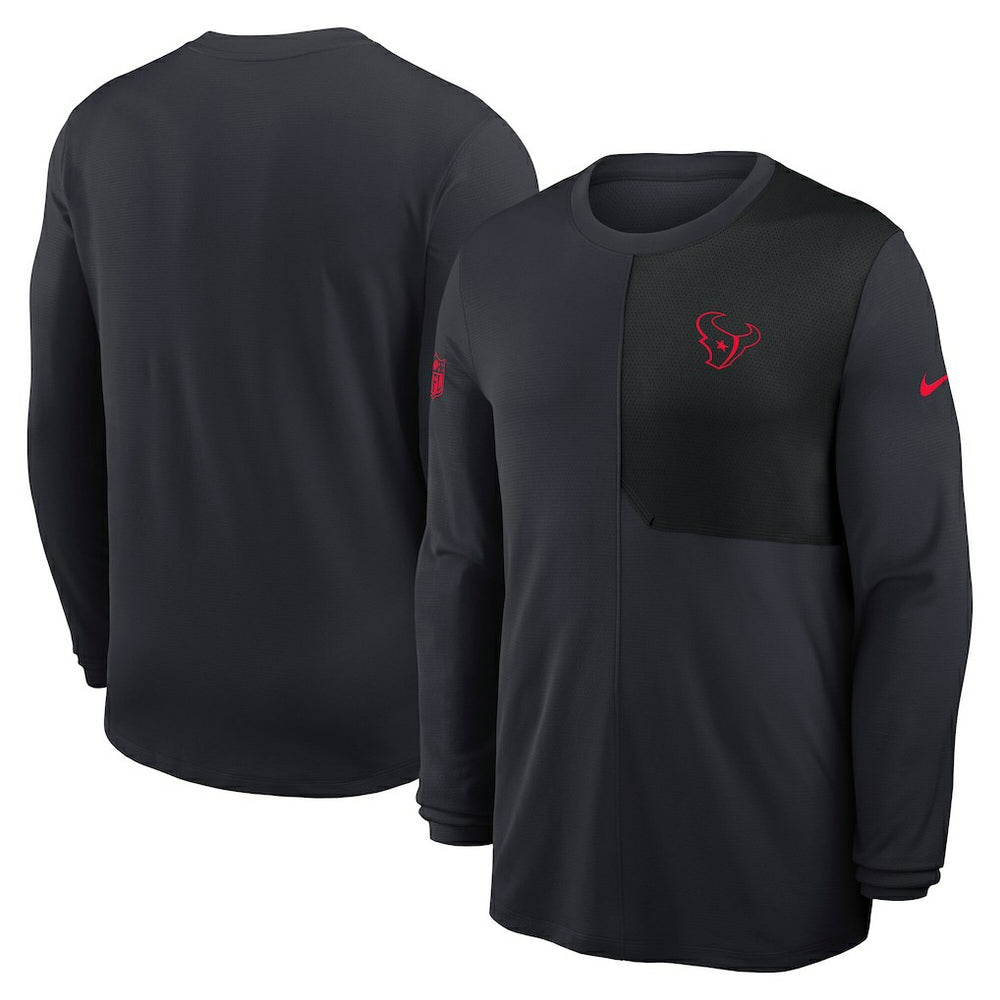 Houston Texans Nike Sideline Coach UV Dri-FIT Long Sleeve Shirt