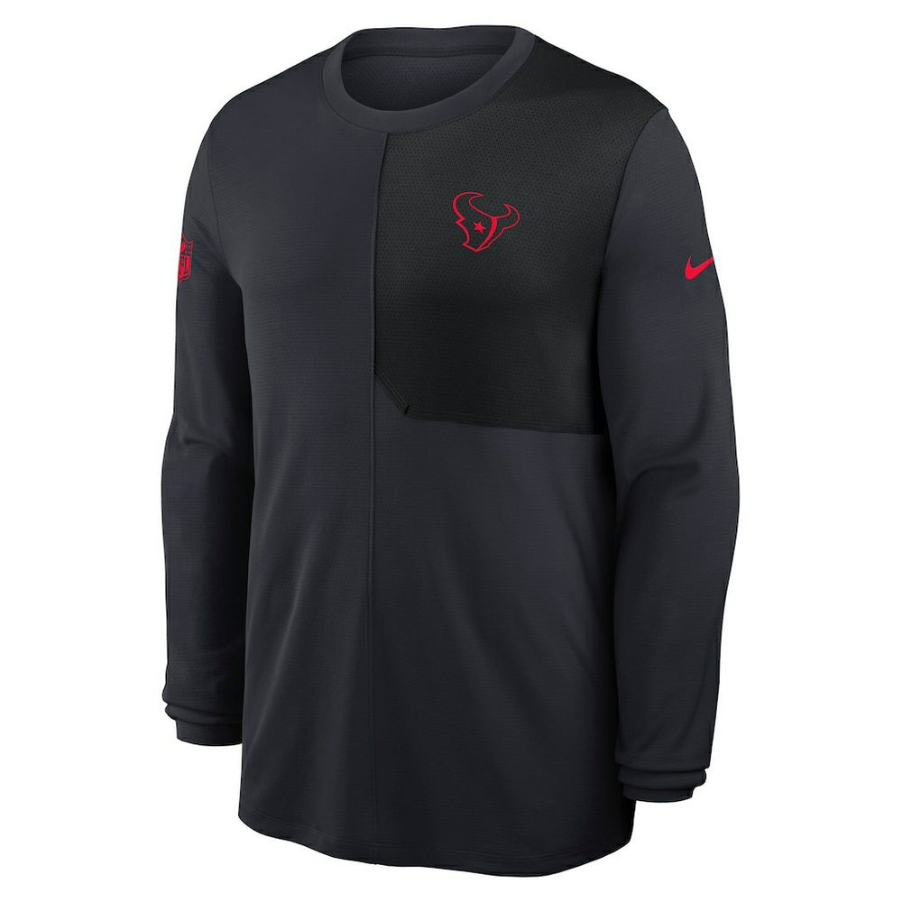Houston Texans Nike Sideline Coach UV Dri-FIT Long Sleeve Shirt