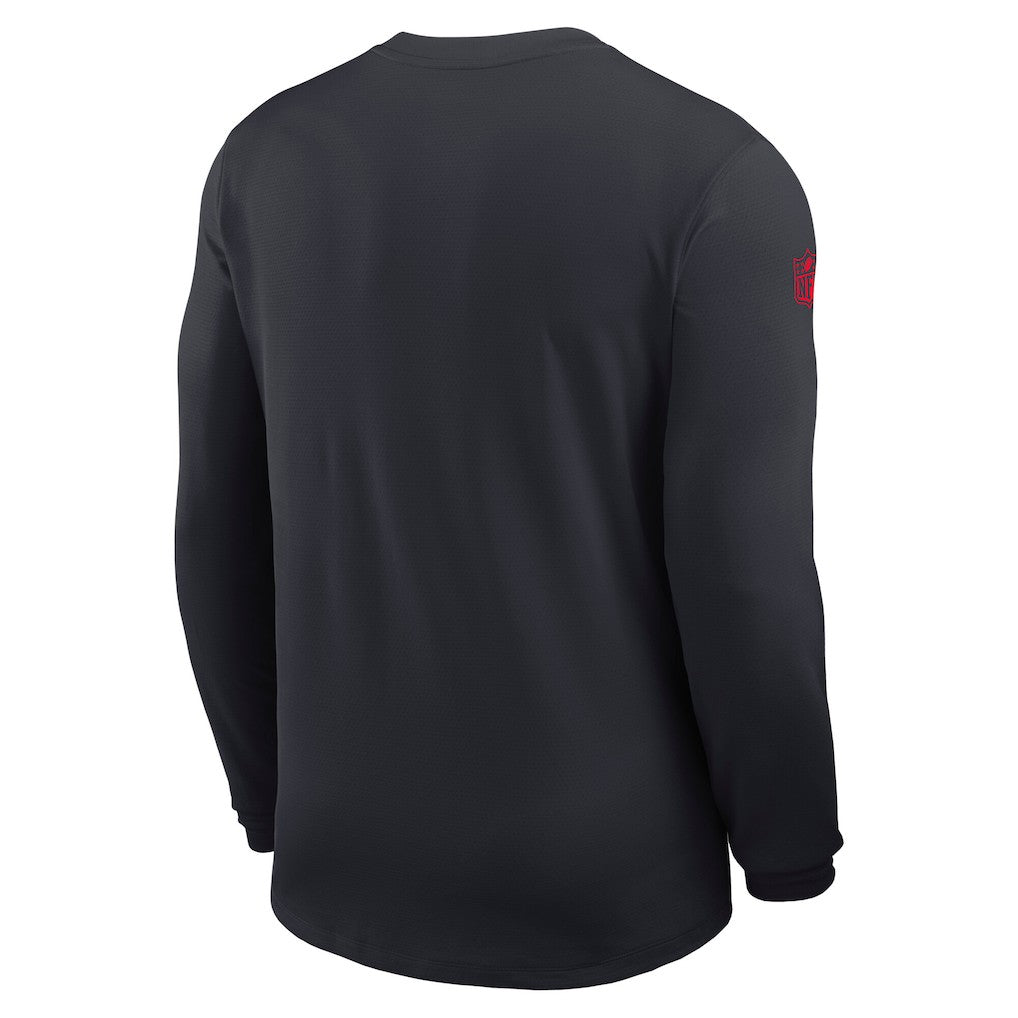 Houston Texans Nike Sideline Coach UV Dri-FIT Long Sleeve Shirt