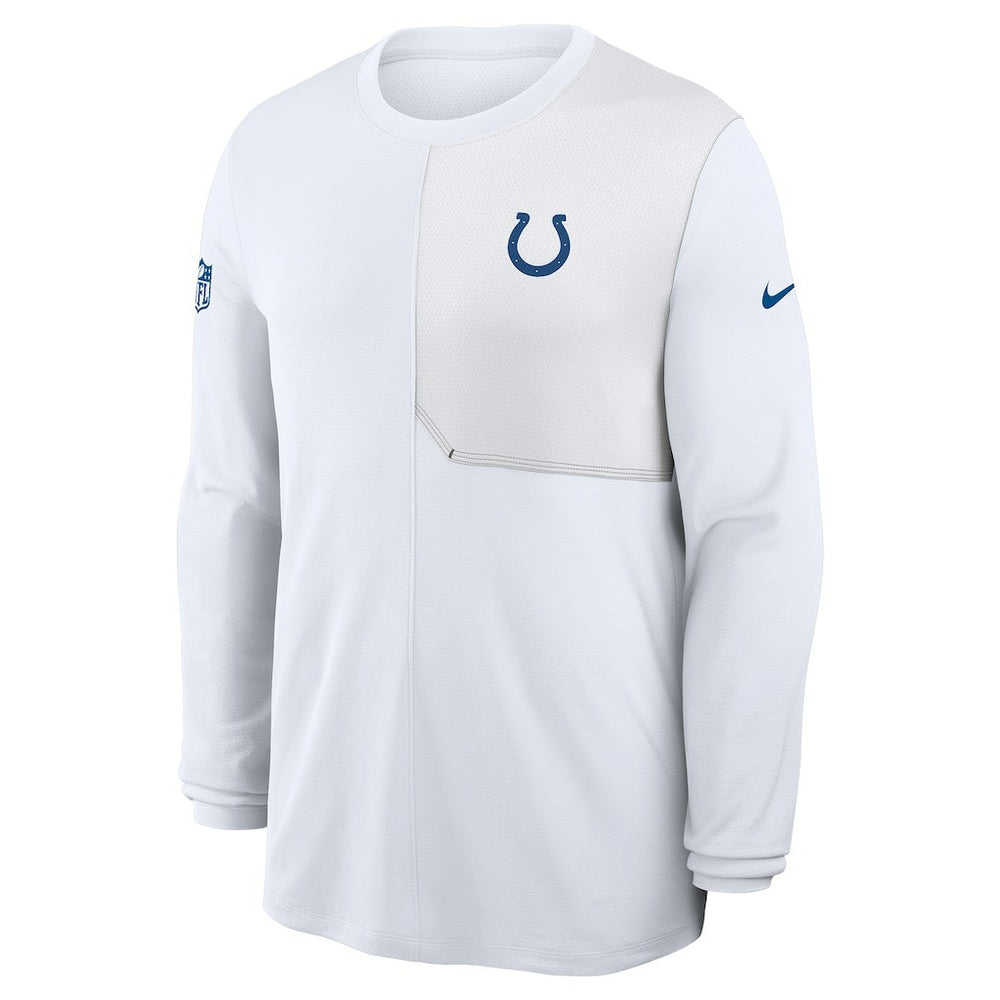 Indianapolis Colts Nike Sideline Coach UV Dri-FIT Long Sleeve Shirt