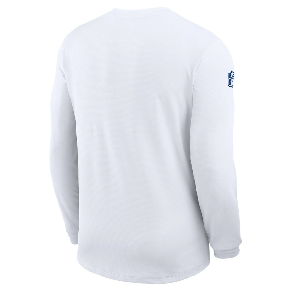 Indianapolis Colts Nike Sideline Coach UV Dri-FIT Long Sleeve Shirt