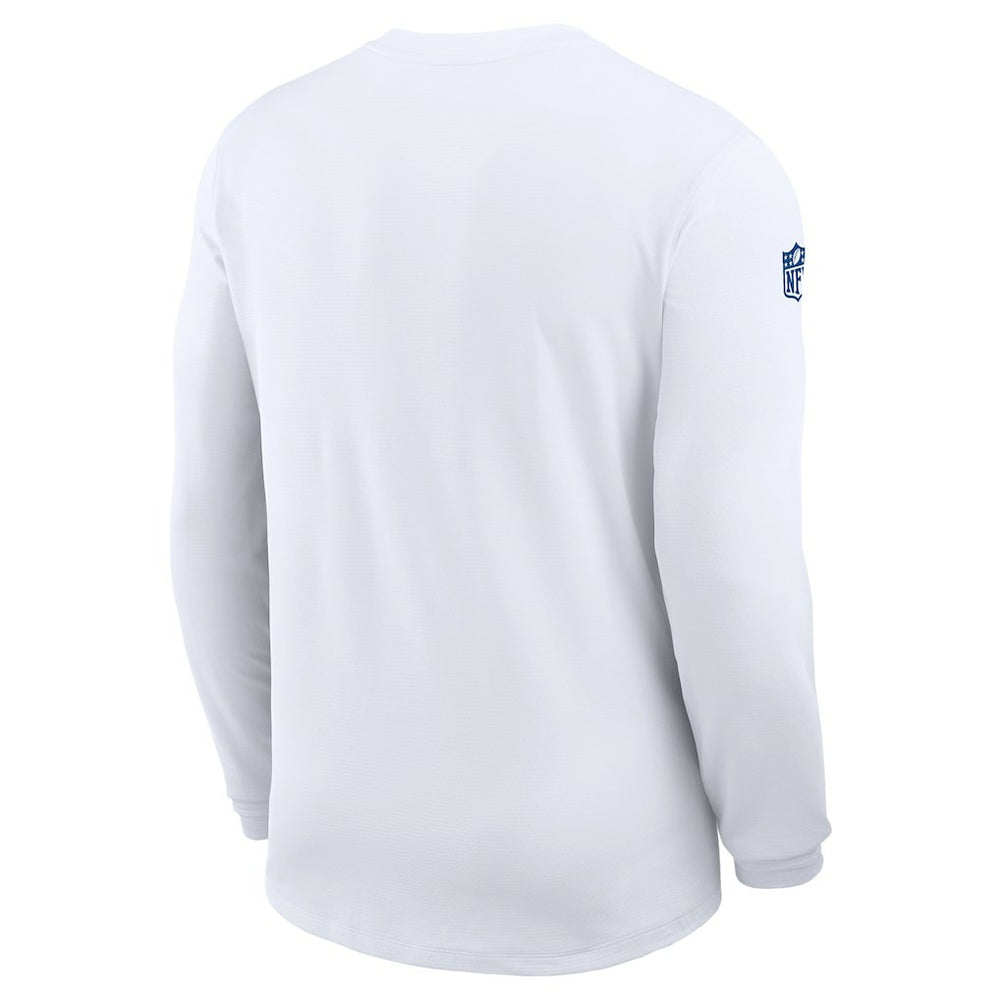 Indianapolis Colts Nike Sideline Coach UV Dri-FIT Long Sleeve Shirt