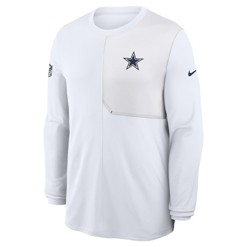 Dallas Cowboys Nike Sideline Coach UV Dri-FIT Long Sleeve Shirt