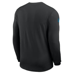 Carolina Panthers Nike Sideline Coach UV Dri-FIT Long Sleeve Shirt