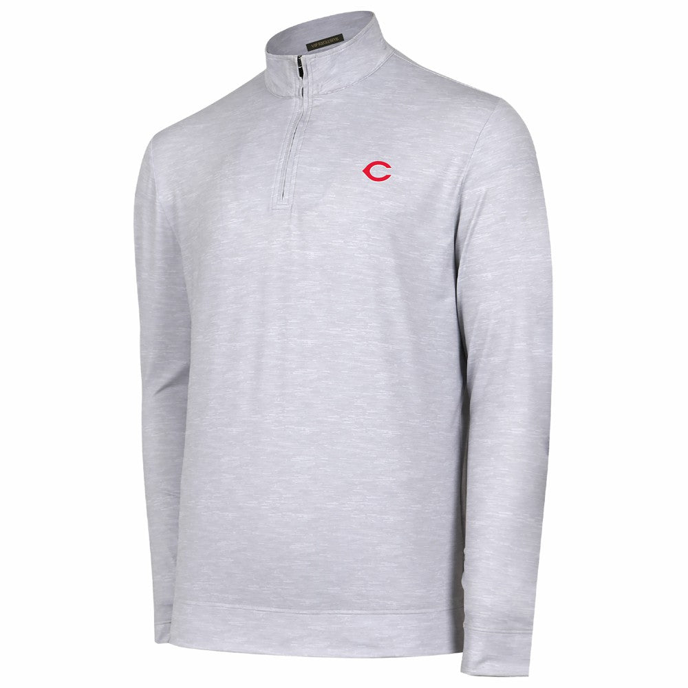 Cincinnati Reds Sublime Tri-Blend Quarter-Zip Jacket | MLB Shop