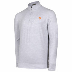 New York Mets Sublime Tri-Blend Quarter-Zip Jacket | MLB Outlet