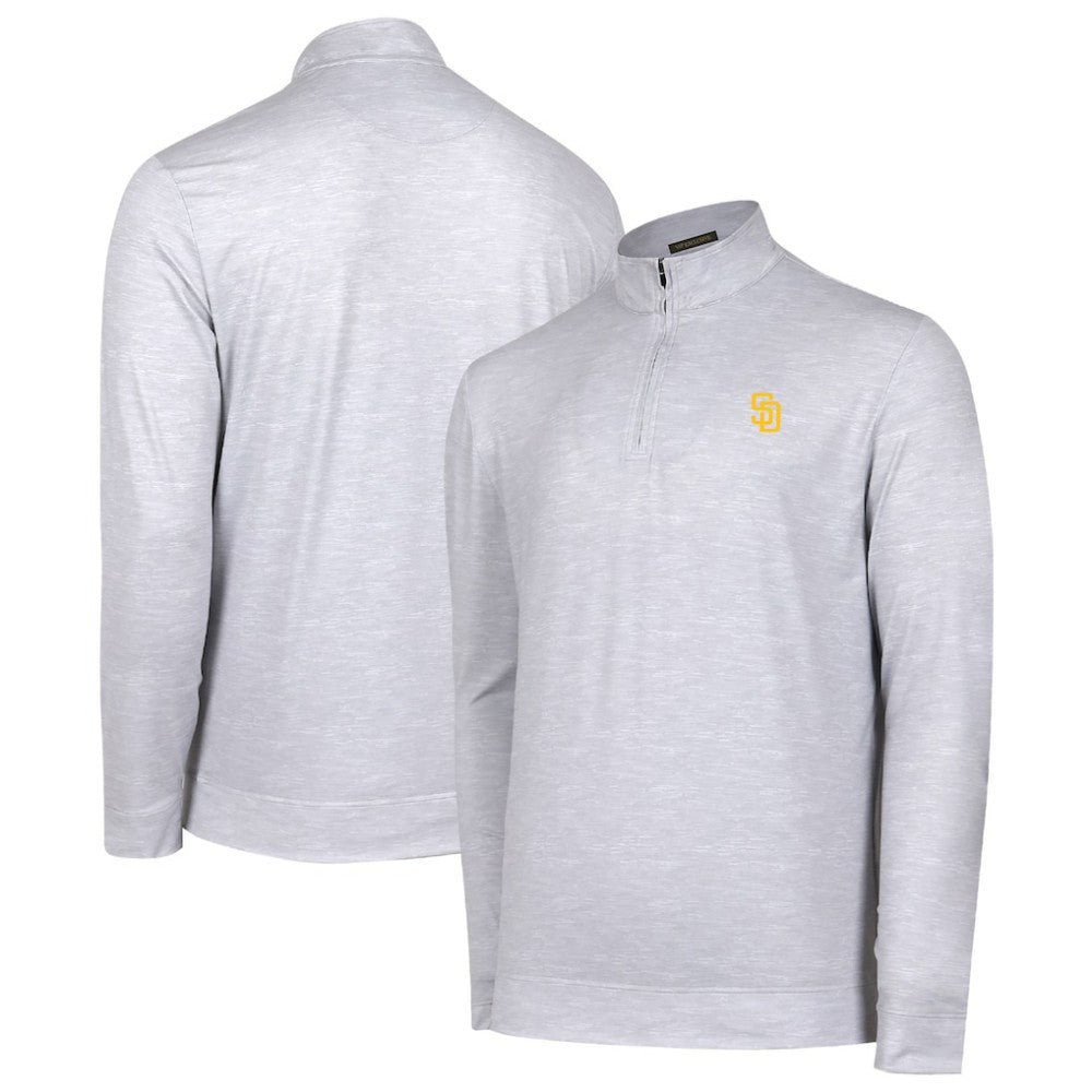 San Diego Padres Sublime Tri-Blend Quarter-Zip Jacket | MLB Outlet