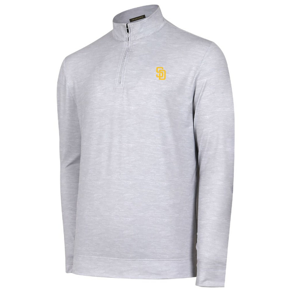San Diego Padres Sublime Tri-Blend Quarter-Zip Jacket | MLB Outlet