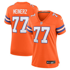 Denver Broncos Nike Quinn Meinerz  Women's Mile High Collection 1977 Throwback Player Game Jersey