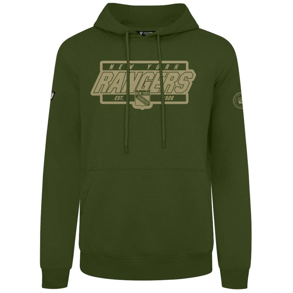 New York Rangers Levelwear Podium Pullover Hoodie Discount