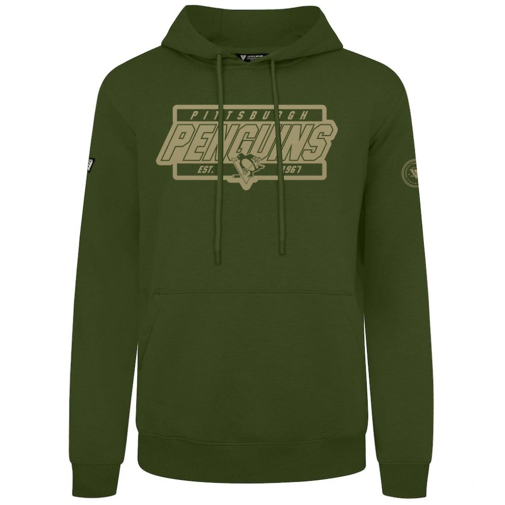 Pittsburgh Penguins Levelwear Podium Pullover Hoodie On Sale