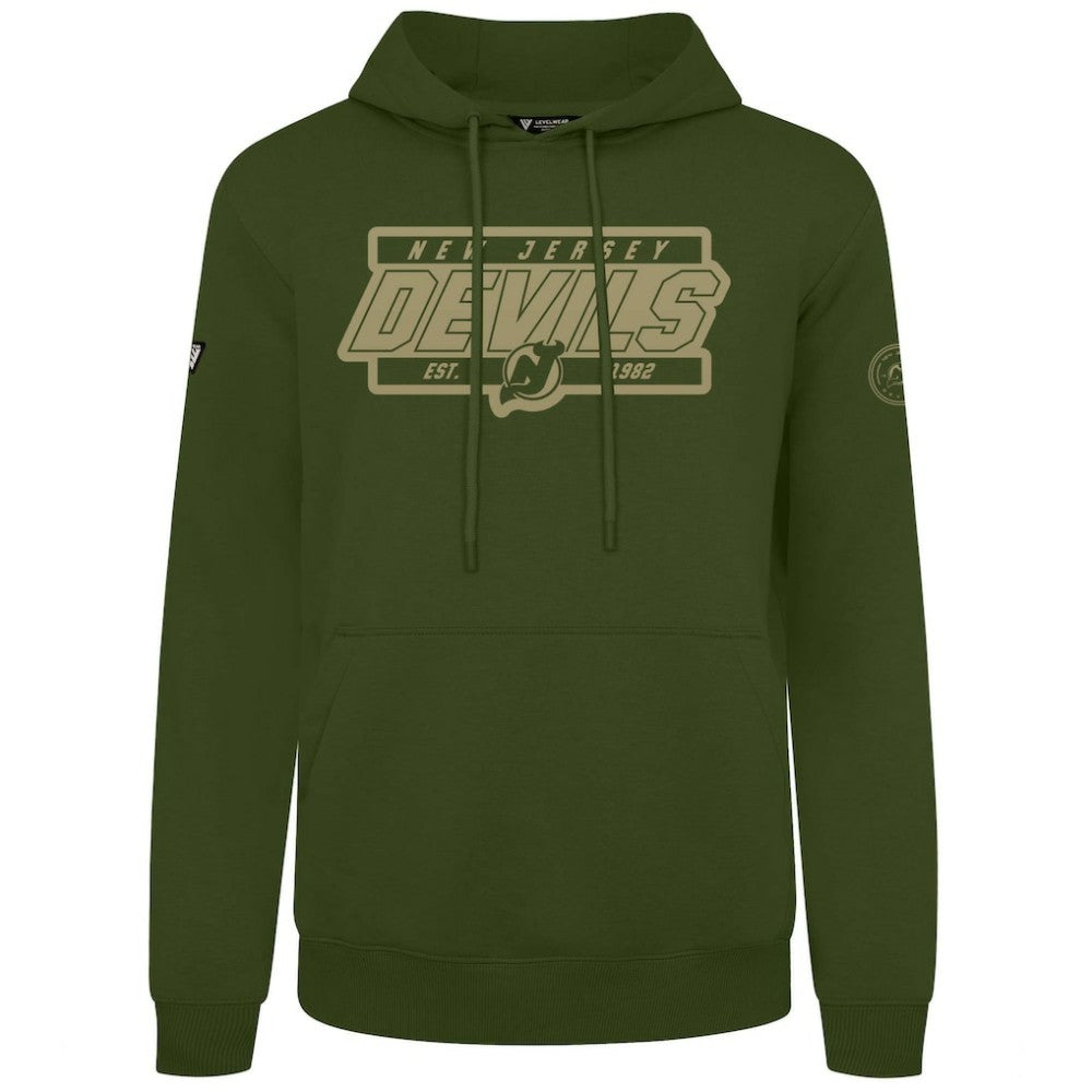 New Jersey Devils Levelwear Podium Pullover Hoodie Discount