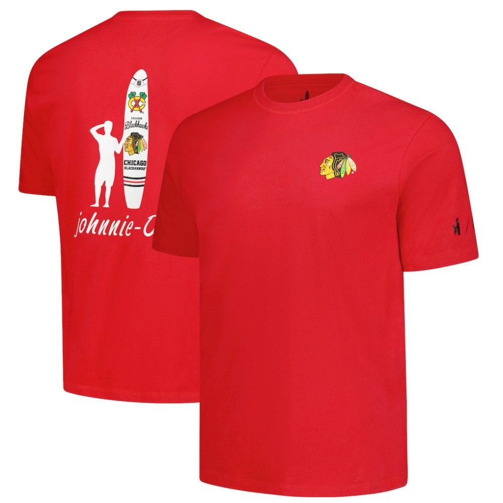 Chicago Blackhawks johnnie-O Heathered Spencer T-Shirt For Sale