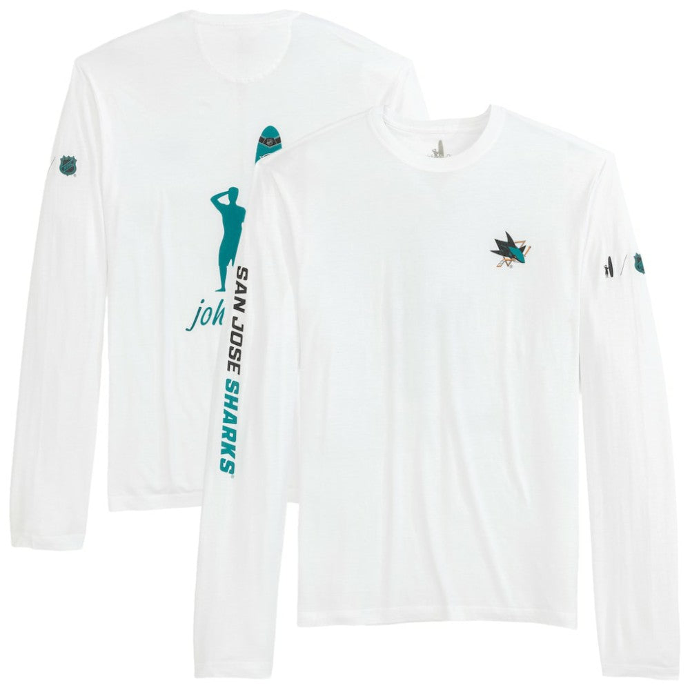 San Jose Sharks johnnie-O Adam Long Sleeve T-Shirt Sale