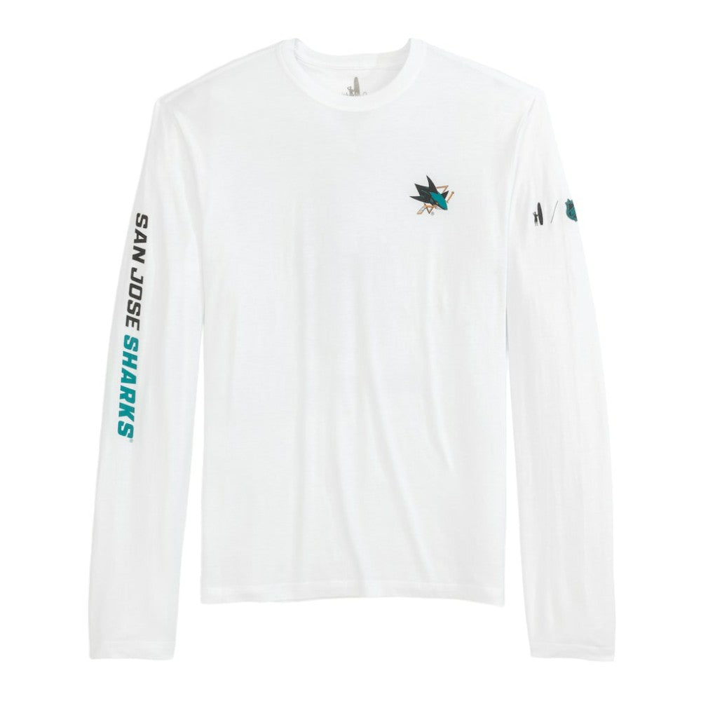 San Jose Sharks johnnie-O Adam Long Sleeve T-Shirt Sale