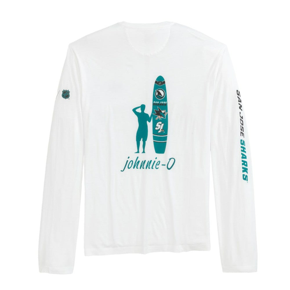 San Jose Sharks johnnie-O Adam Long Sleeve T-Shirt Sale