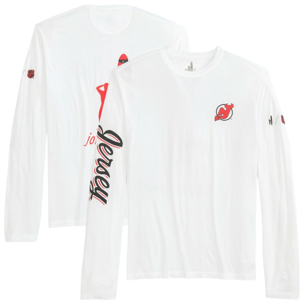 New Jersey Devils johnnie-O Adam Long Sleeve T-Shirt On Sale