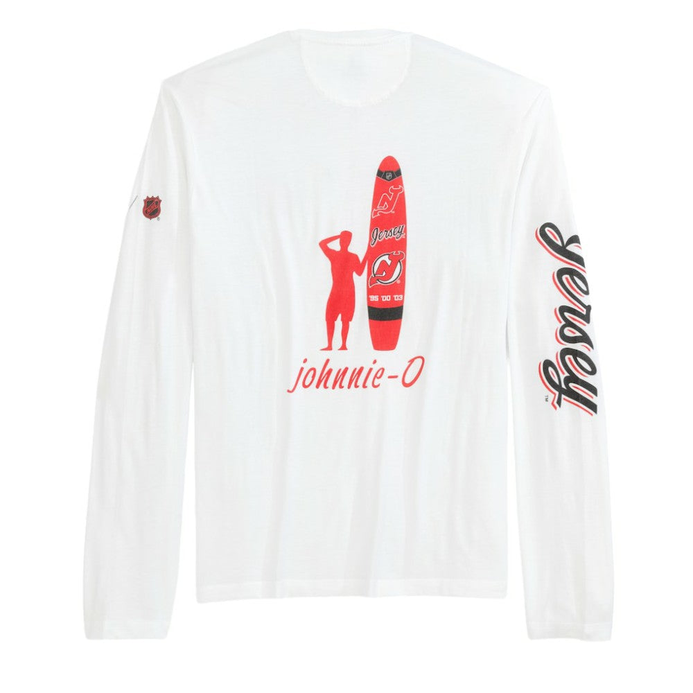 New Jersey Devils johnnie-O Adam Long Sleeve T-Shirt On Sale