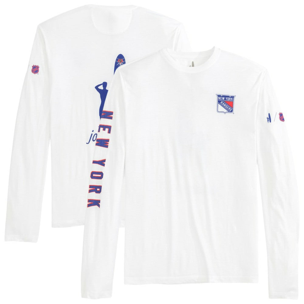 New York Rangers johnnie-O Adam Long Sleeve T-Shirt Outlet