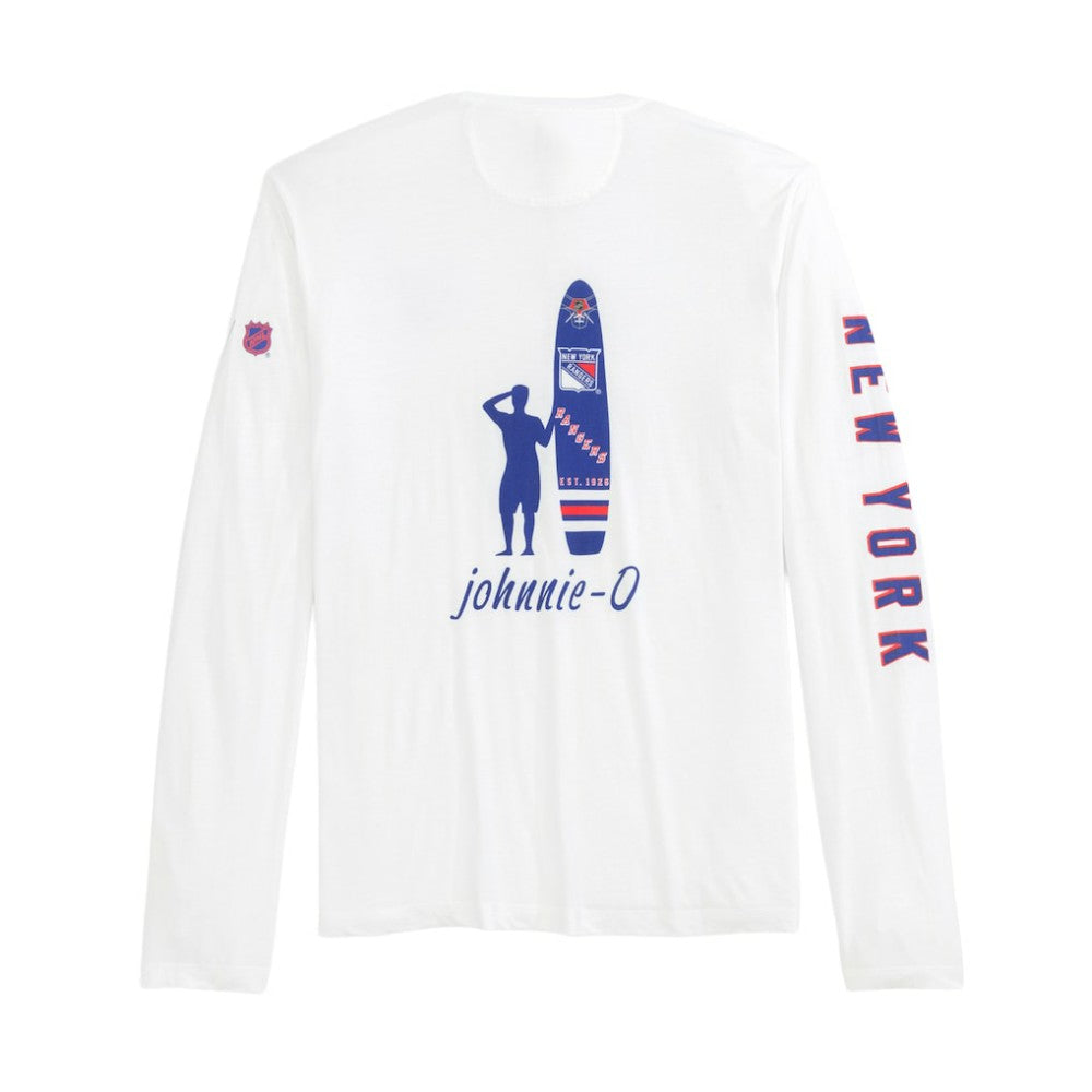 New York Rangers johnnie-O Adam Long Sleeve T-Shirt Outlet