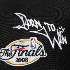 Boston Celtics 2008 NBA Finals Born To Win Pro Crown Adjustable Hat New