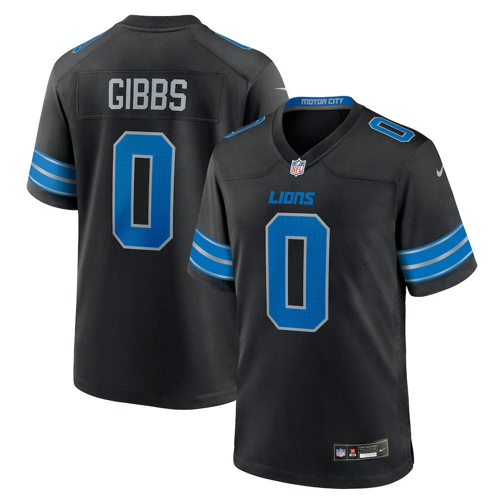 Detroit Lions Nike Jahmyr Gibbs  2nd Alternate Game Player Jersey