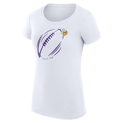 Minnesota Vikings  G-III 4Her by Carl Banks Women's Super-Slim Fit Lightweight Subtle Football T-Shirt