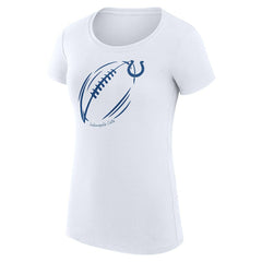 Indianapolis Colts  G-III 4Her by Carl Banks Women's Super-Slim Fit Lightweight Subtle Football T-Shirt