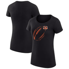 Cincinnati Bengals  G-III 4Her by Carl Banks Women's Super-Slim Fit Lightweight Subtle Football T-Shirt