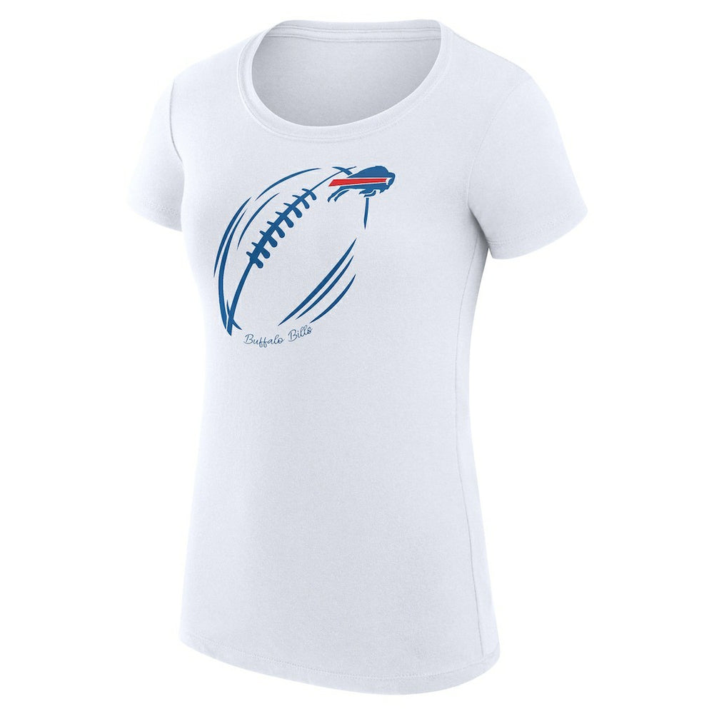 Buffalo Bills  G-III 4Her by Carl Banks Women's Super-Slim Fit Lightweight Subtle Football T-Shirt