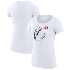 Cincinnati Bengals  G-III 4Her by Carl Banks Women's Super-Slim Fit Lightweight Subtle Football T-Shirt