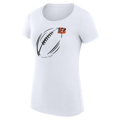 Cincinnati Bengals  G-III 4Her by Carl Banks Women's Super-Slim Fit Lightweight Subtle Football T-Shirt