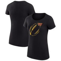 Washington Commanders  G-III 4Her by Carl Banks Women's Super-Slim Fit Lightweight Subtle Football T-Shirt