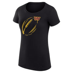 Washington Commanders  G-III 4Her by Carl Banks Women's Super-Slim Fit Lightweight Subtle Football T-Shirt