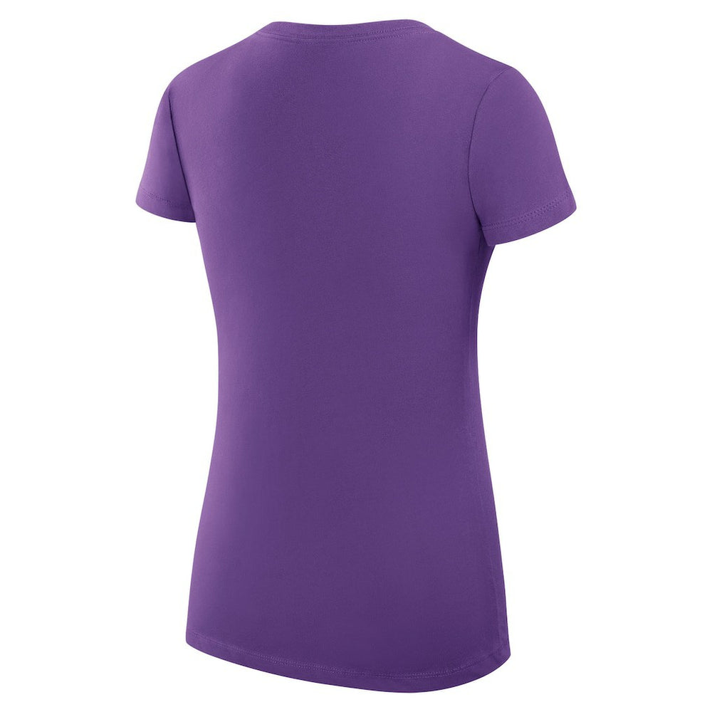 Minnesota Vikings  G-III 4Her by Carl Banks Women's Super-Slim Fit Lightweight Subtle Football V-Neck T-Shirt