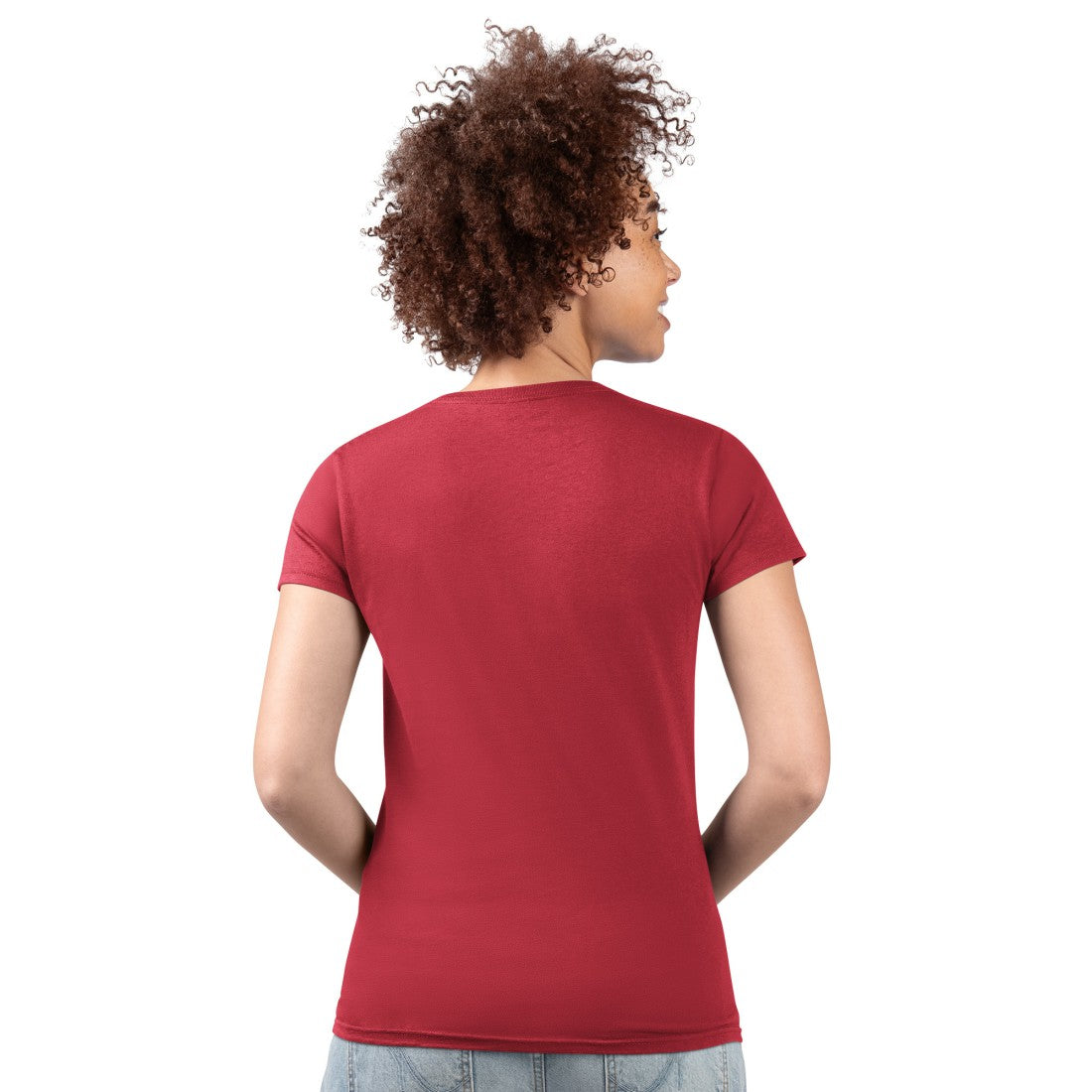 Houston Texans  G-III 4Her by Carl Banks Women's Super-Slim Fit Lightweight Subtle Football V-Neck T-Shirt