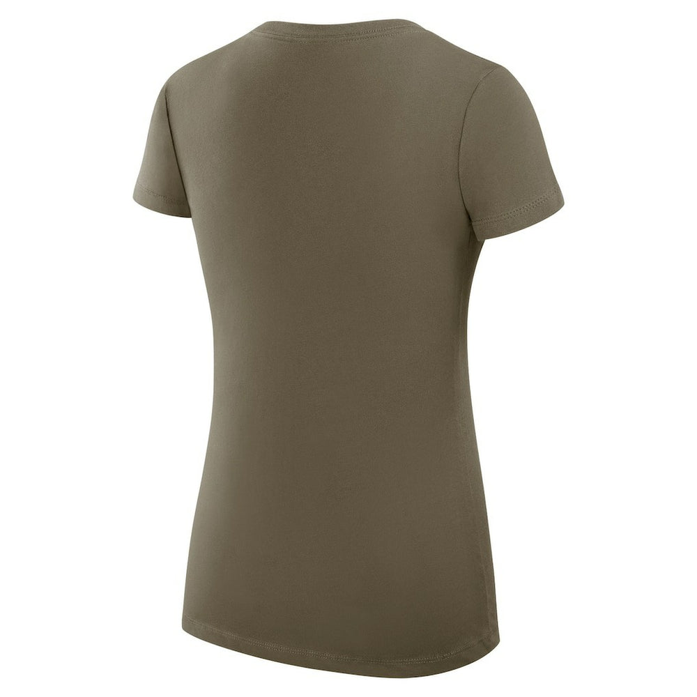 New York Jets  G-III 4Her by Carl Banks Women's Super-Slim Fit Lightweight Subtle Football V-Neck T-Shirt